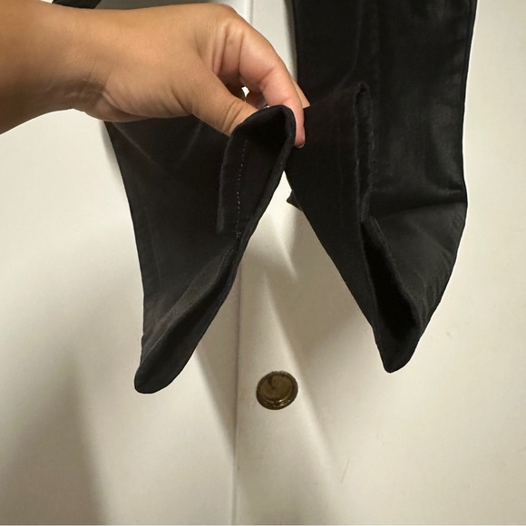 L'agence Jyothi high rise split ankle hem jeans in noir black coated size 31 - Picture 8 of 10